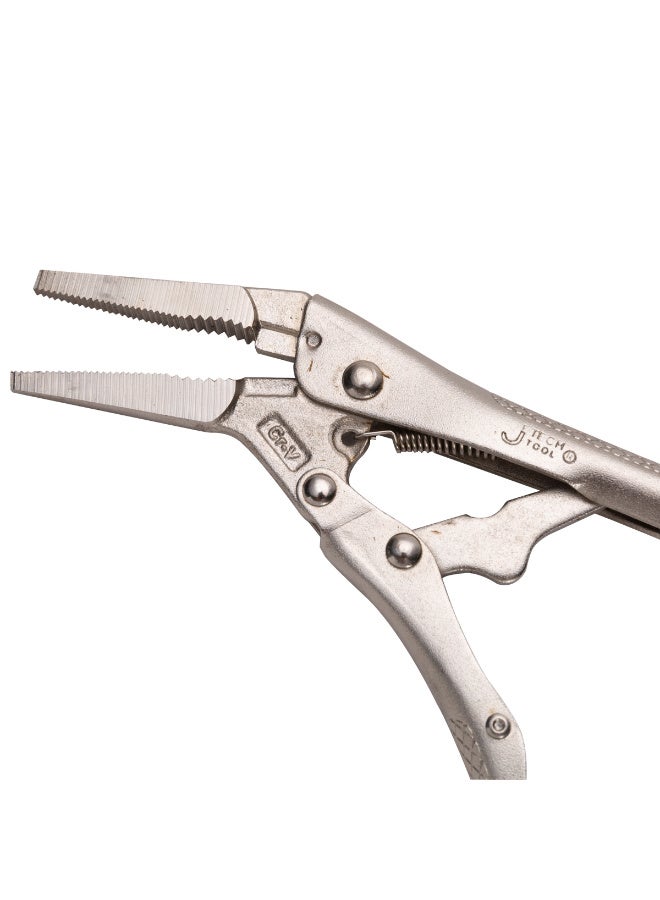 jetechtool Jetech 6-1/2Inch Long Nose Locking Pliers, Premium Cr-V Construction, Long Nose Pliers with Wire Cutter for Easy Access to Hard to Reach Areas - LNP-6 - Image 3